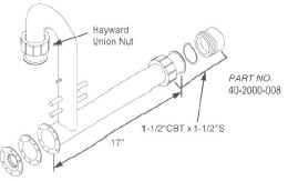 1-1/2" S.S. Cal Spas Manifold